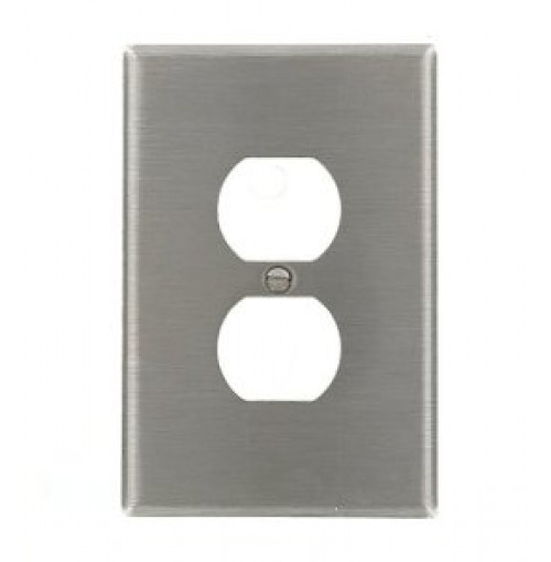 Wall plate leviton stainless